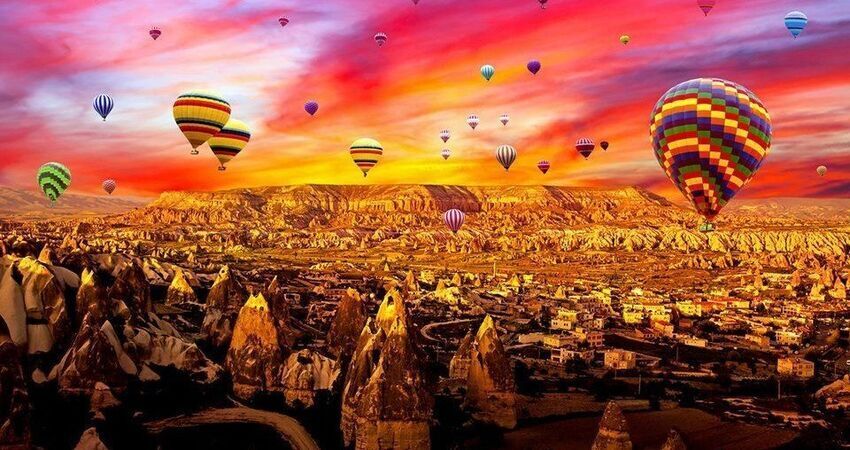 Denizli Çıkışlı Kapadokya Turu (1 Gece)